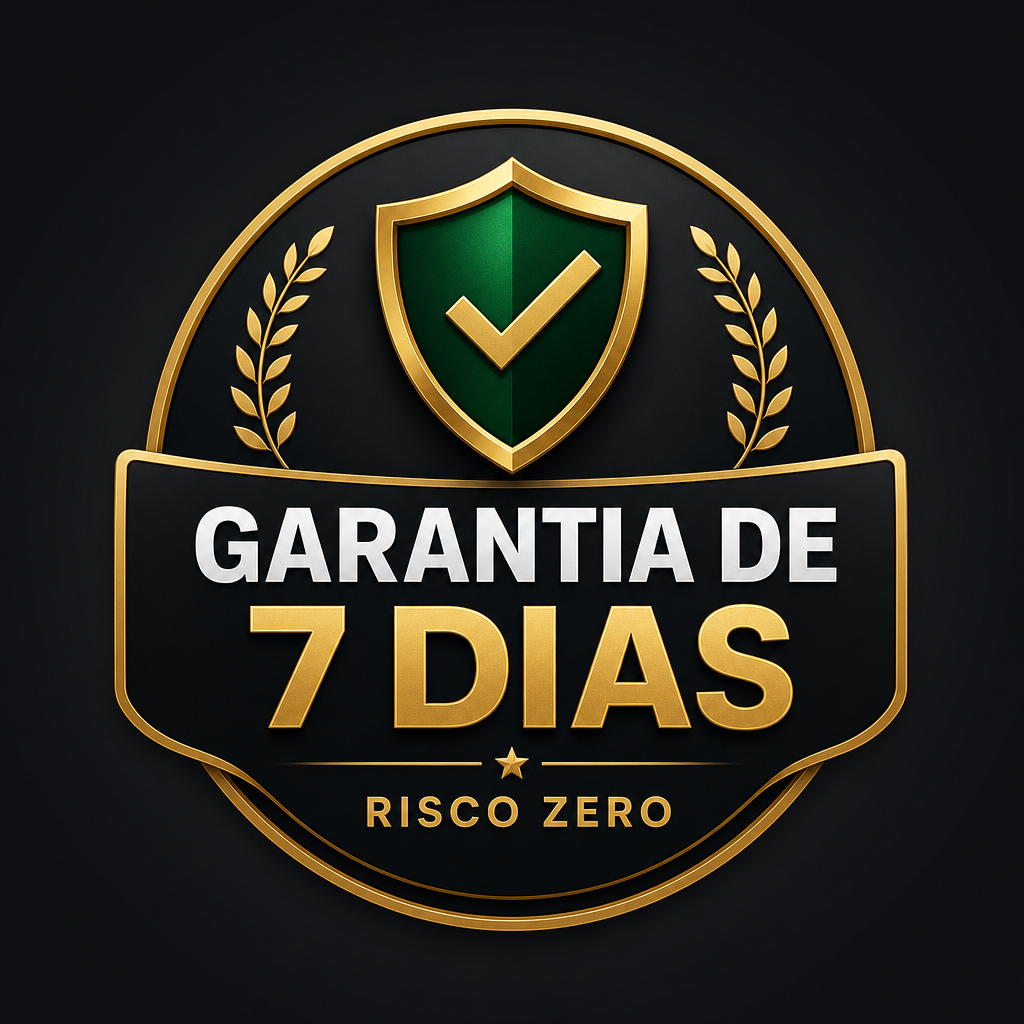 Selo Garantia de 7 Dias — Risco zero ou seu dinheiro de volta